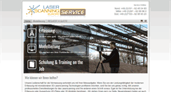 Desktop Screenshot of laserscanning-service.com