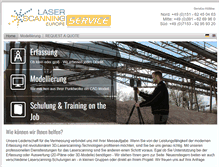 Tablet Screenshot of laserscanning-service.com
